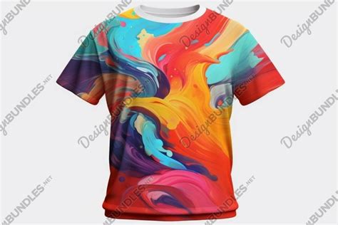 Colorful abstract art t-shirt design