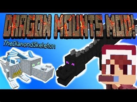 Minecraft DRAGON MOUNTS MOD Ice Nether Fire Water Ghost Ether