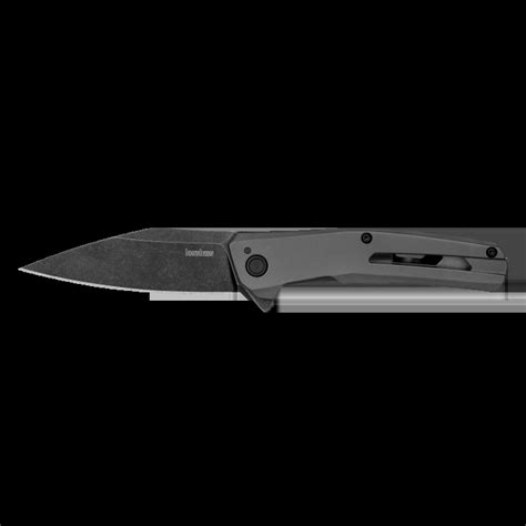 Kershaw Flyby A O Gray Steel Black SW D2 Mr KnifeGuy