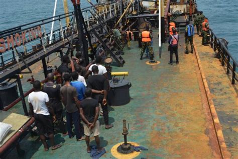 Nigerian Navy Arrests Ghanaian Vessel For Suspected Crude Oil Theft Off