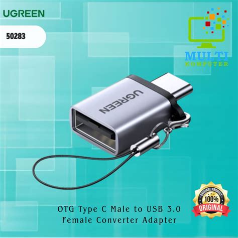 Jual UGREEN 50283 OTG Type C Male To USB 3 0 Female Converter Adapter