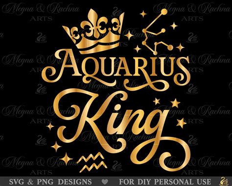 Aquarius King Svg Aquarius Men Svg Birthday Shirt Svg Aquarius Svg