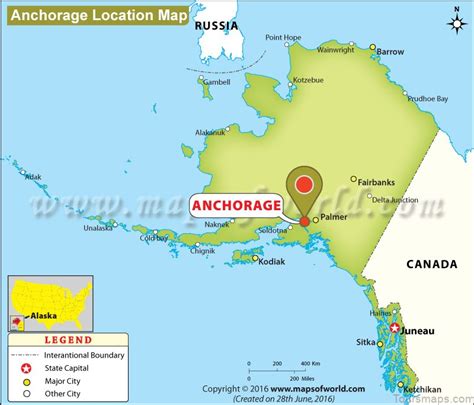 Anchorage Map Map Of Anchorage