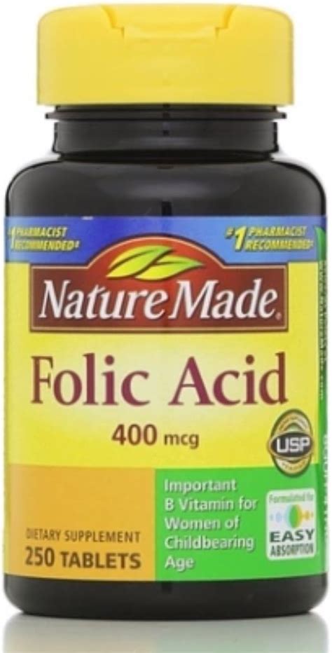 Amazon Nature Made Folic Acid Mcg Tablets Tablets