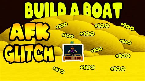 New Afk Gold Glitch Build A Boat For Treasure Roblox Youtube