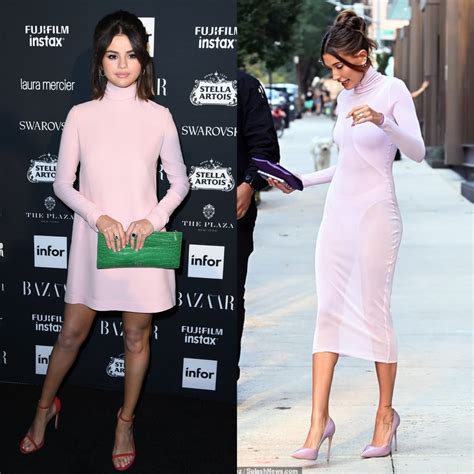 5 Times Hailey Bieber Totally Copied Selena's Style! |POPxo