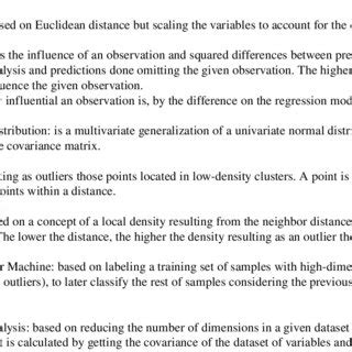 Outlier detection methods | Download Table