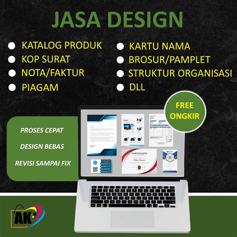 Jual Jasa Design Dan Edit Katalog Produk Cv Nota Kop Surat Name Tag