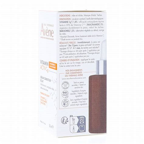 AVENE Vitamin Activ Cg sérum correcteur éclat 30ml Parapharmacie