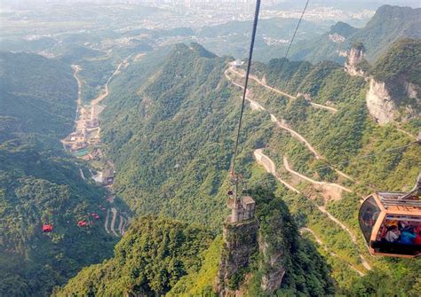 Tianmen Mountain Tianmen Mountain National Park In Zhangjiajie