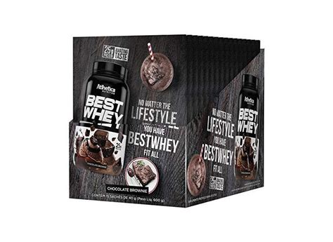 Best Whey Sachê 15 Sachês 35g Sabor Brownie De Chocolate