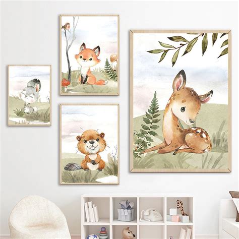 Poster|Animali del Bosco|Fyldeahomedecor