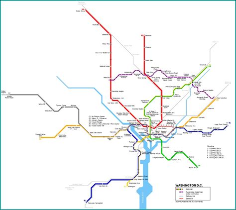 Red Line Metro Map Boston - Map of world