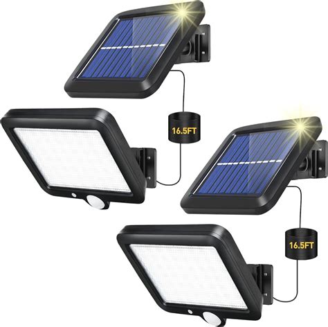 Solar Outdoor Lights Motion Sensor Waterproof LED Solar Flood Lights 2