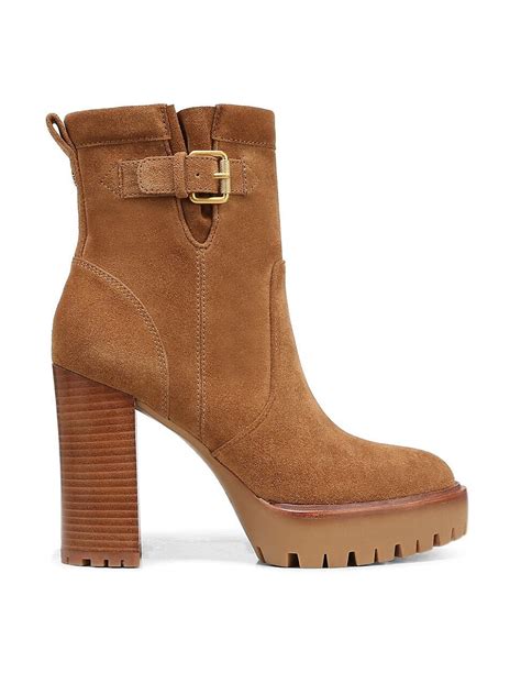 Buy Veronica Beard Hannigan Suede Lug Sole Bootie Hazelwood At 65