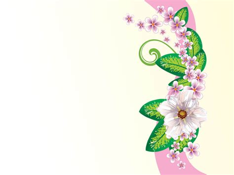 Floral Background Template Vector Art & Graphics | freevector.com