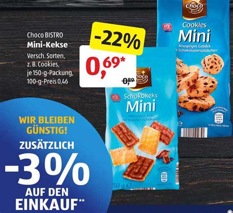 Choco Bistro Mini Kekse Angebot Bei Aldi S D Prospekte De