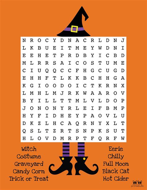 Free Printable Halloween Word Searches Printabulls