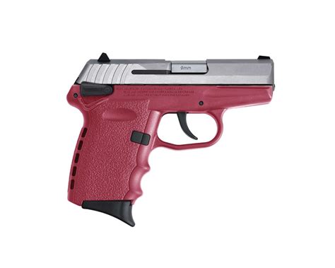 Sccy Industries Cpx 1ttcrrd Cpx 1 Rd 9mm Luger 3 10 10 1 Stainless Steel Slide Crimson Red