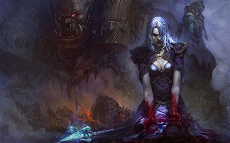 HD Wallpaper Garrosh Hellscream Jaina Proudmoore Orcs World Of