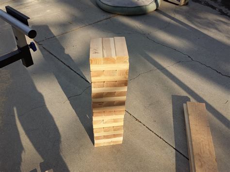 PLANS Build A GIANT JENGA Set For 11 RenoRustic