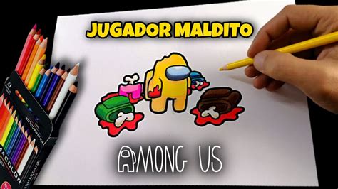 COMO DIBUJAR AMONG US JUGADOR MALDITO How To Draw Among Us Damn