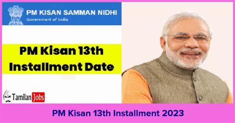 PM Kisan 13th Installment 2023 Date Time Payment Status List