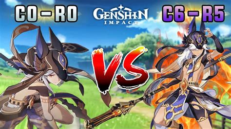 CYNO C0 Vs CYNO C6 R5 SE NOTA LA DIFERENCIA GENSHIN IMPACT Gameplay