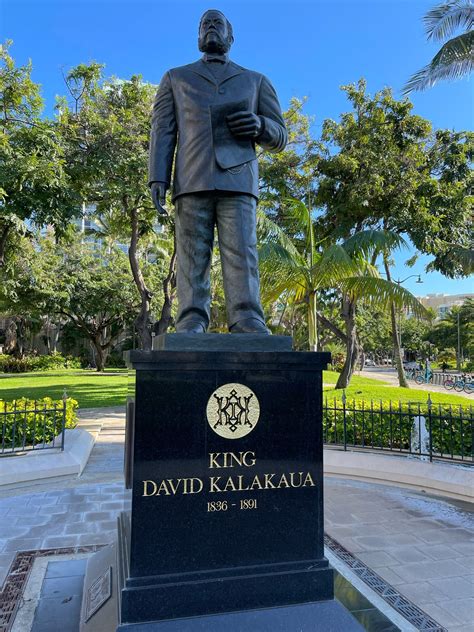 King David Kalakaua Statue 2050 Kalakaua Ave Honolulu Hi Monuments