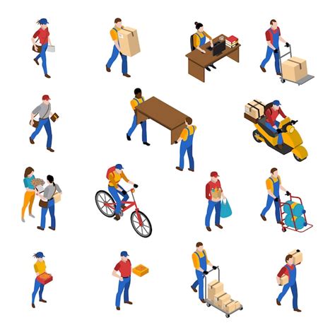 Free Vector Logistics And Delivery Icons Set