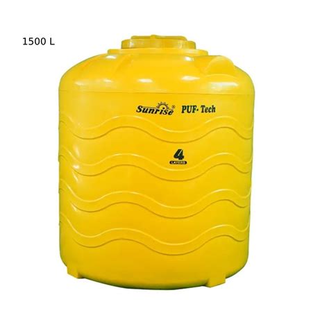 Sunrise PUF Tech 4 Layer Water Storage Tank 1500 L At Rs 10560 Piece