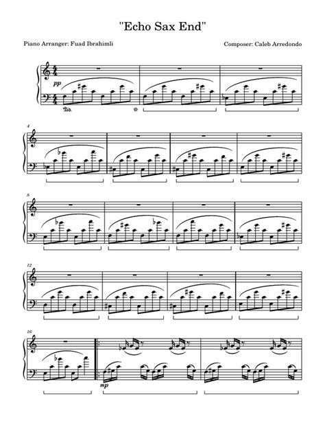 Echo Sax End Pdf