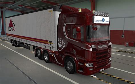 DUŻY LIGHTBOX SCANIA R I S 2016 EXPRESSO JUNDIAI 1 39 ETS2 ETS2 Mody