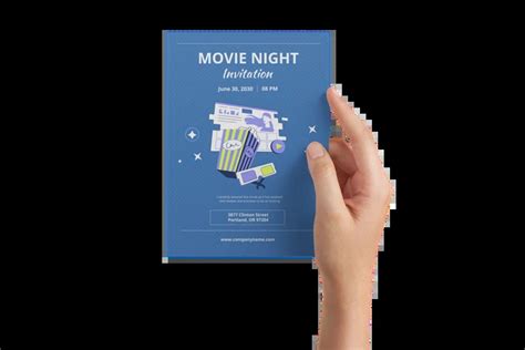 Free Movie Night Invitation Templates - Venngage