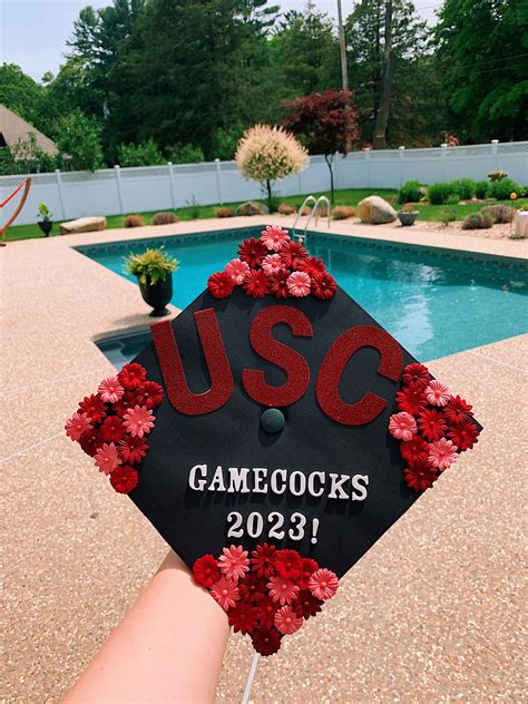 University Of South Carolina Grad Cap High School Graduation Cap