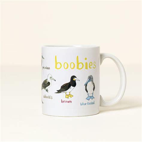 Uncommon Goods Fowl Language Mug Tits Boobies Funny Mug