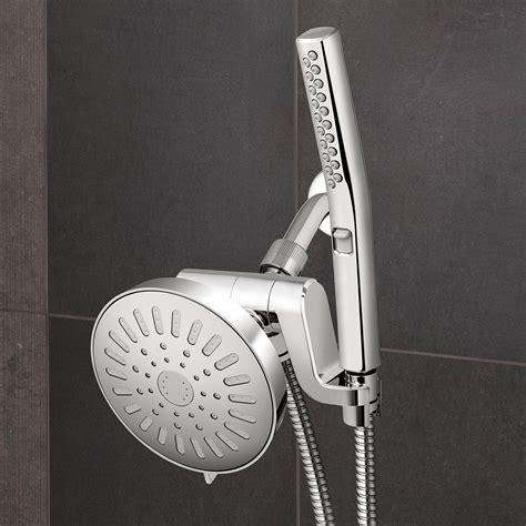 Waterpik High Pressure Handheld Wand And Rain Shower Head Combo With