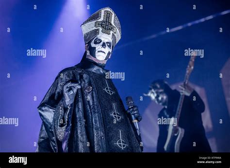 The Swedish Doom Metal Band Ghost Performs A Live Concert At The