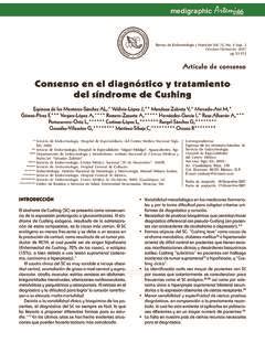 Consenso en el diagnóstico y tratamiento del síndrome de consenso