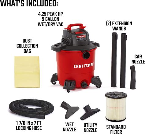 Craftsman Cmxevbe Gallon Peak Hp Wet Dry Vac General