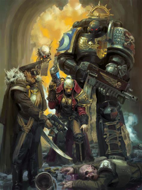 My Warhammer 40k Fan Art - Inquisitor Jenita Huln : Warhammer40k