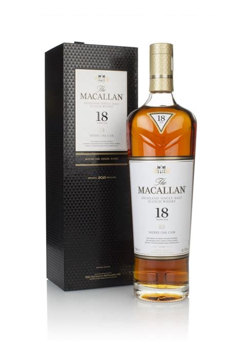The Macallan 18 Year Old Sherry Oak (2021 Release) Whisky 70cl | Master ...
