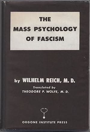 The Mass Psychology Of Fascism By REICH Wilhelm Fine Hardcover 1946