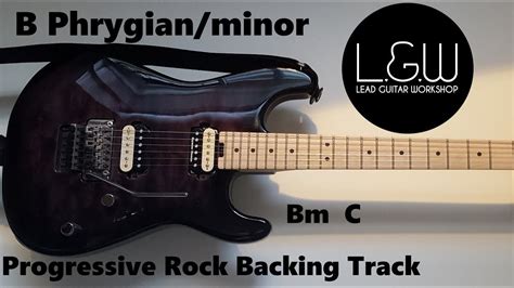 B Phrygian Backing Track B Minor Progressive Rock Youtube