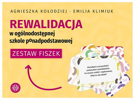 Rewalidacja w ogólnodostępnej szkole ponadpodstawowej Program zajęć