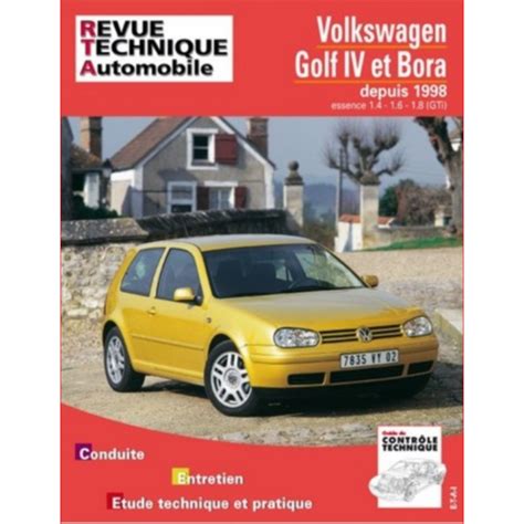 Revue Technique Volkswagen Golf Iv Et Bora Rta