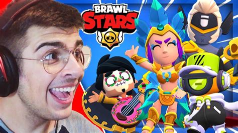 Tutte Le Nuove Skin Di Brawl Stars Starrtoon Anno Del Drago YouTube