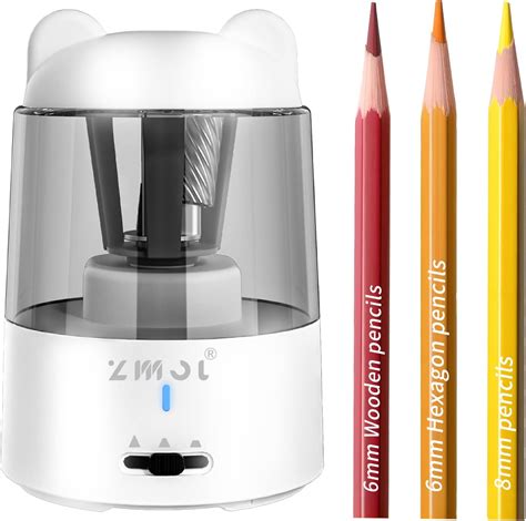 ZMOL Taille crayon électrique alimenté par piles petit taille crayons