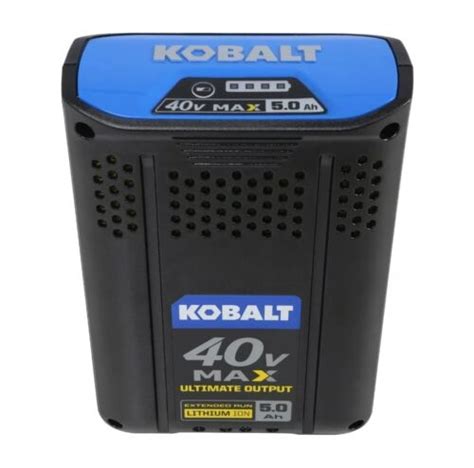 Kobalt Kb 540 06 40v 5ah Lithium Ion Rechargeable Battery 841821017002 Ebay