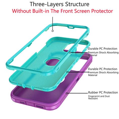 For Iphone 14 Pro Max 13 12 Mini Case Heavy Duty Shockproof Hybrid Rugged Cover Ebay